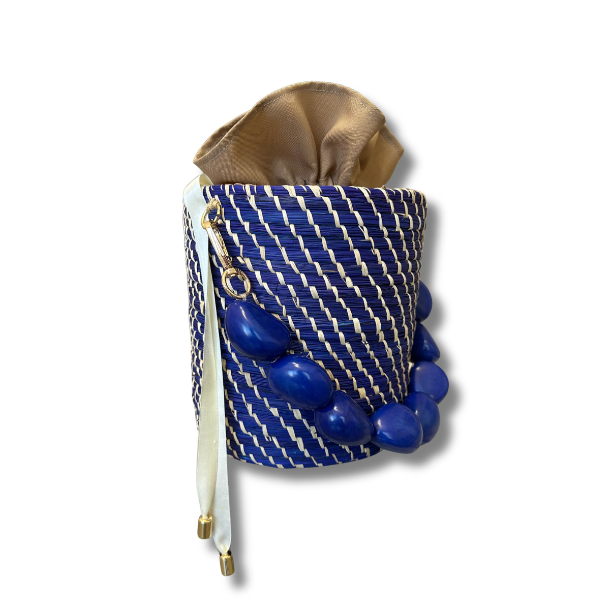 Tagua Bucket- blue