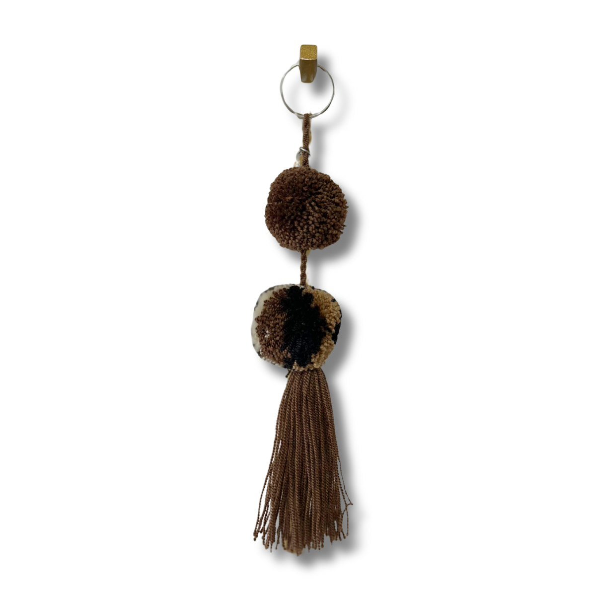 Borla Keychain- brown