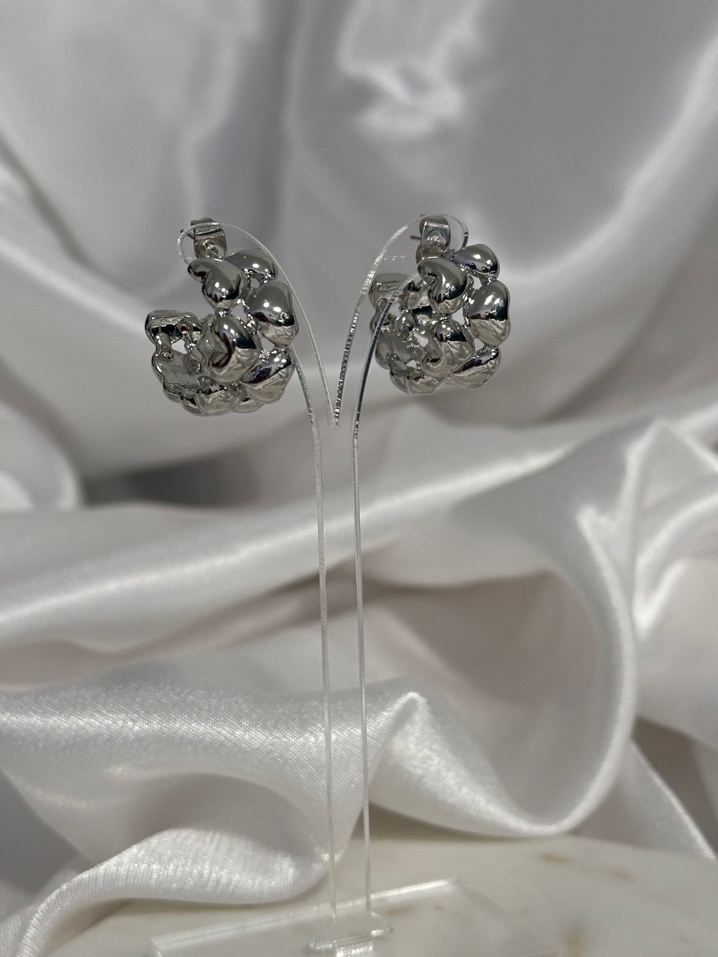 Heart Hoop Earrings