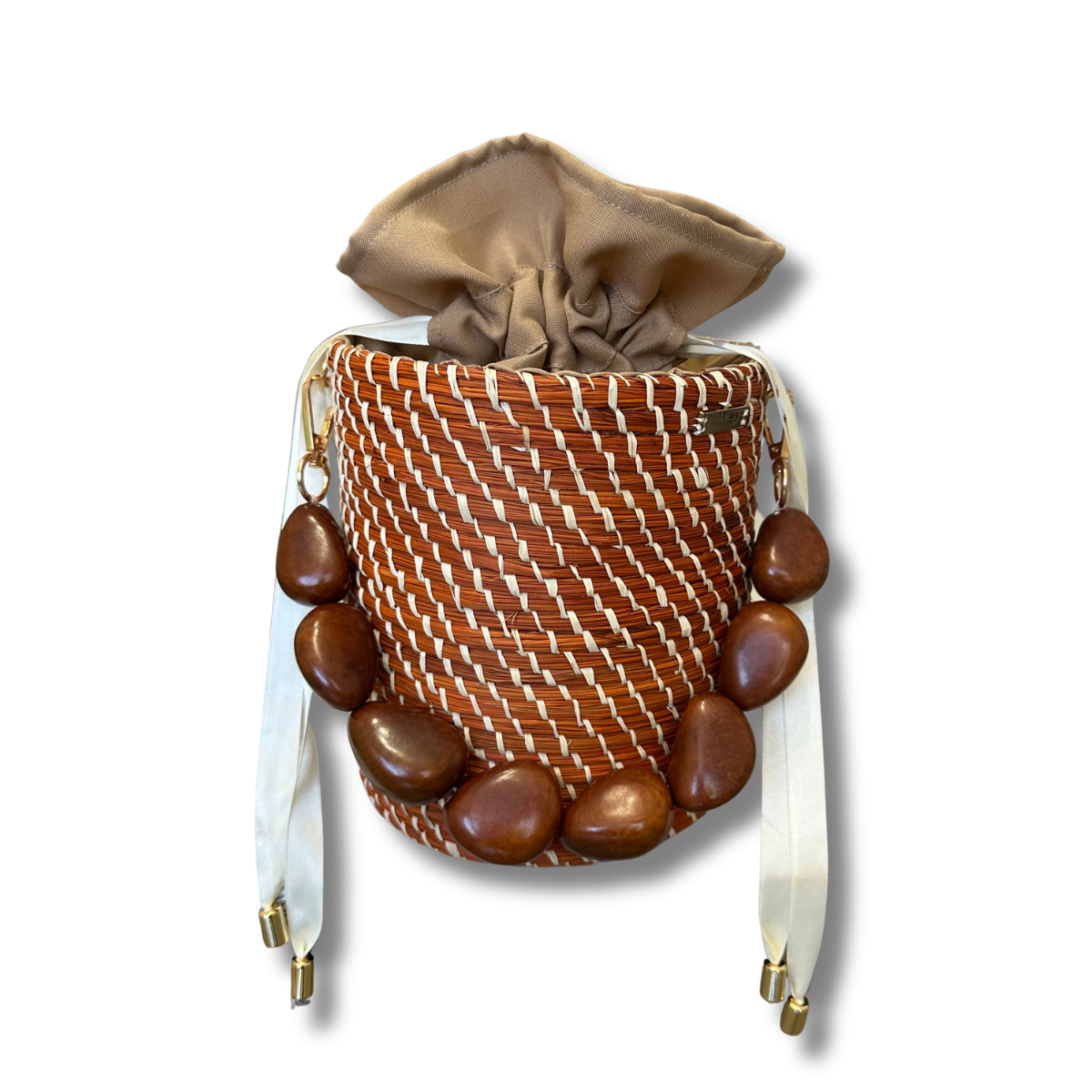 Tagua Bucket- brown