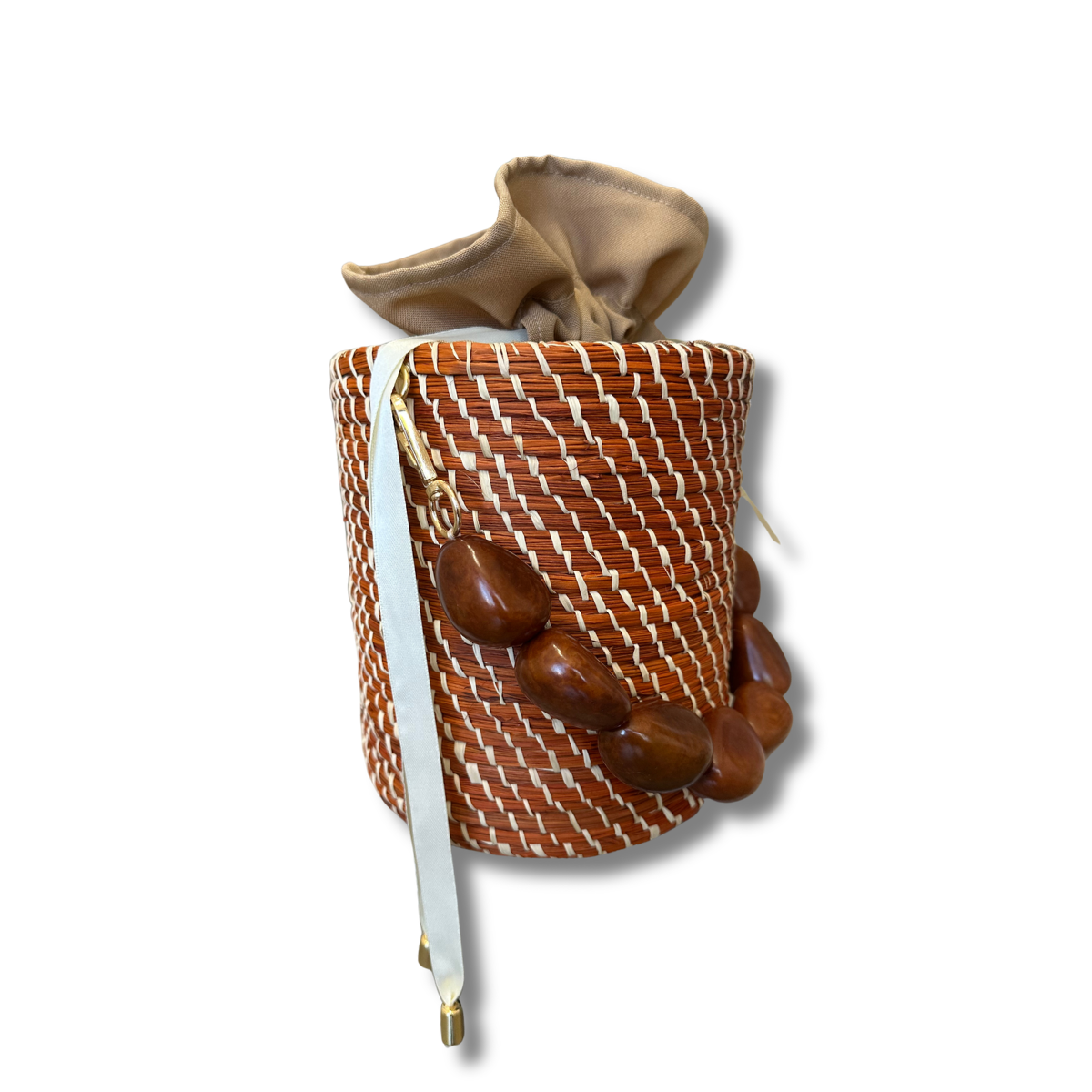 Tagua Bucket- brown