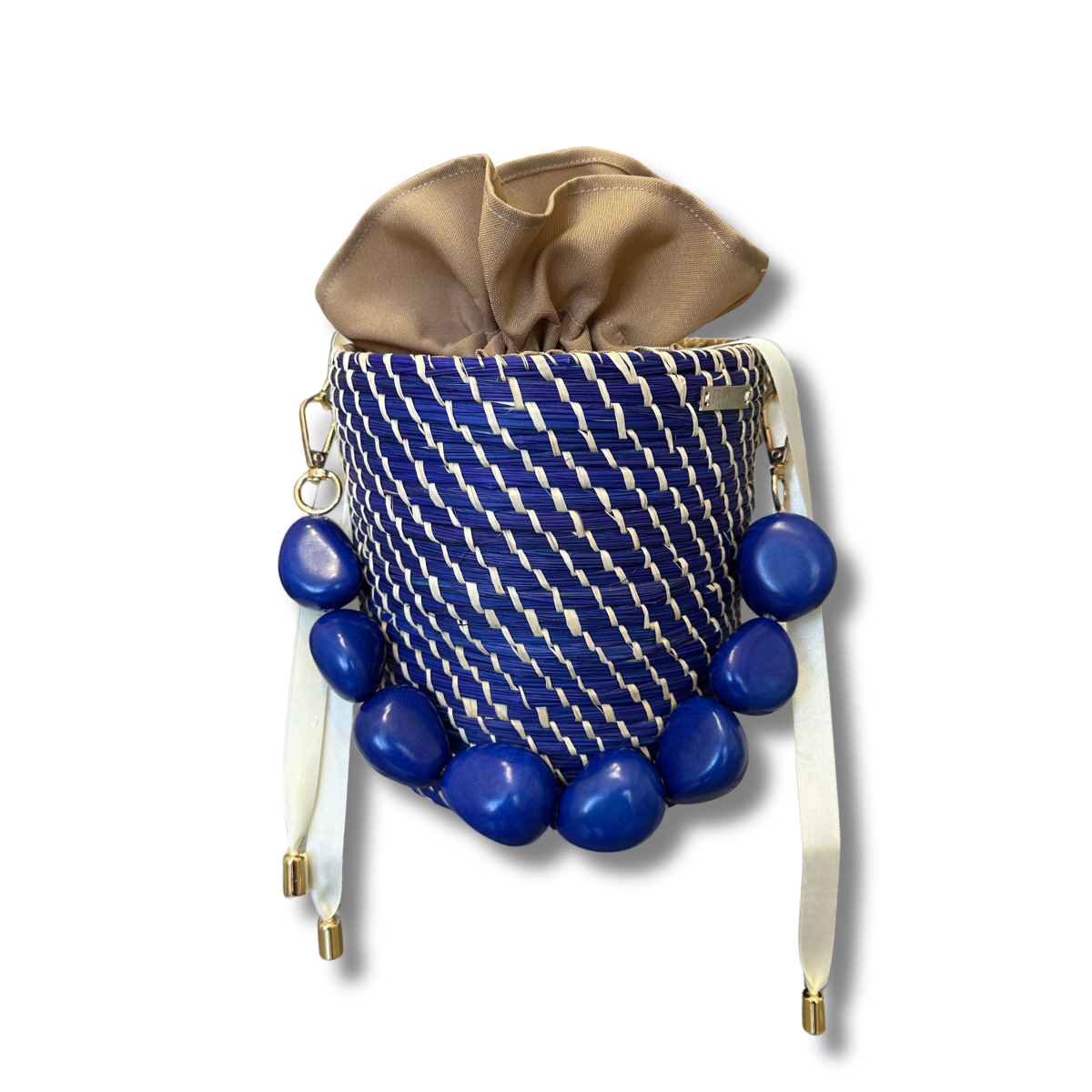 Tagua Bucket- blue