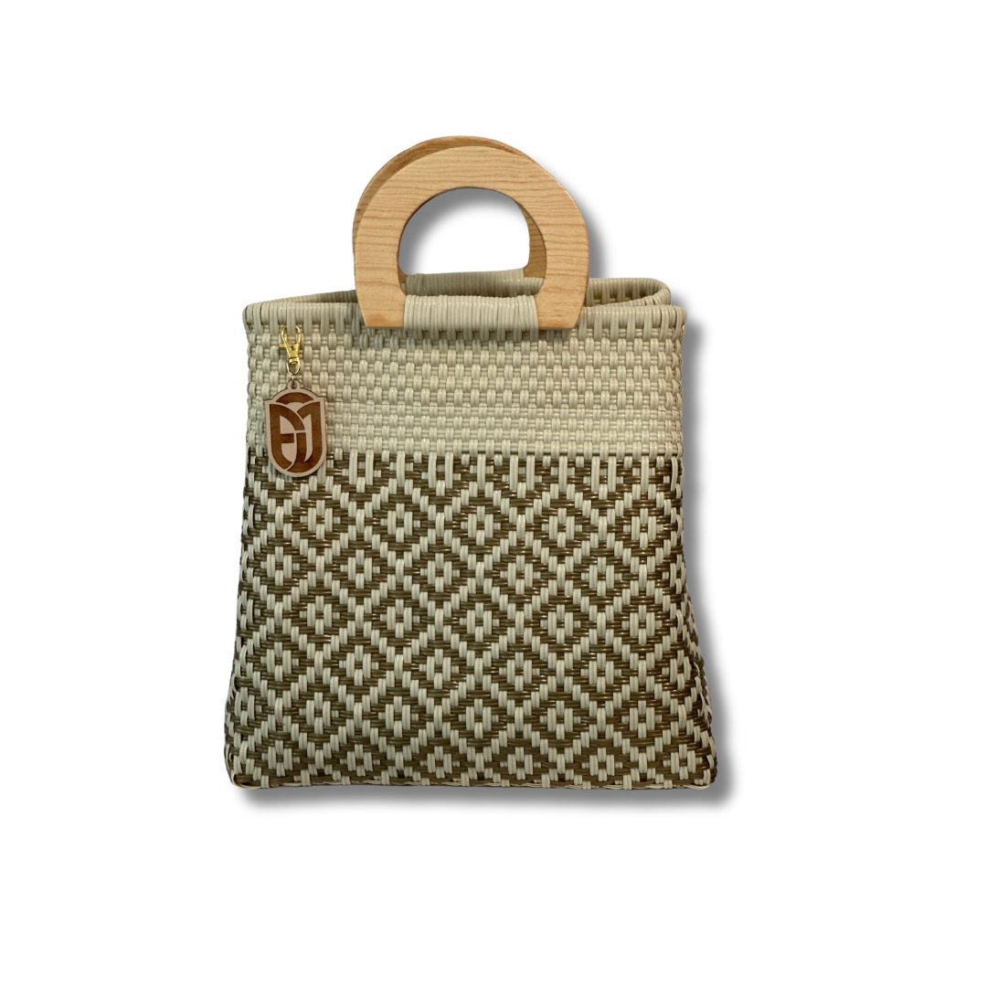 Wood Handle Tote