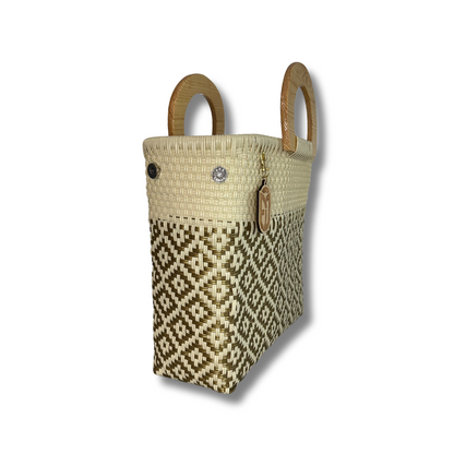 Wood Handle Tote