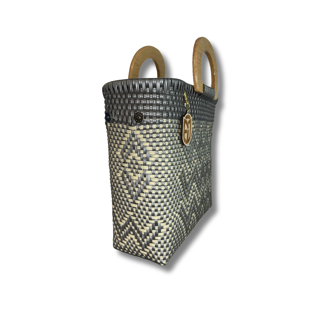 Wood Handle Tote