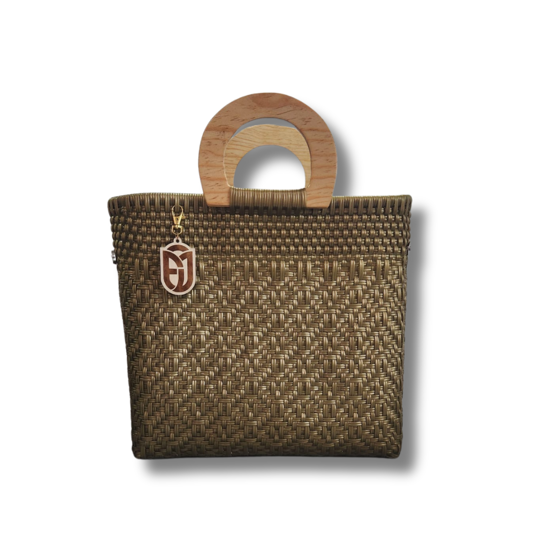 Wood Handle Tote