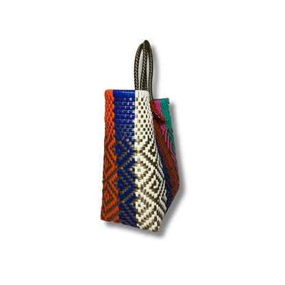 Small Tote Handwoven- printed