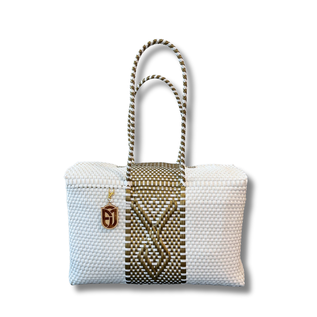 Beach Basket Handwoven Bag