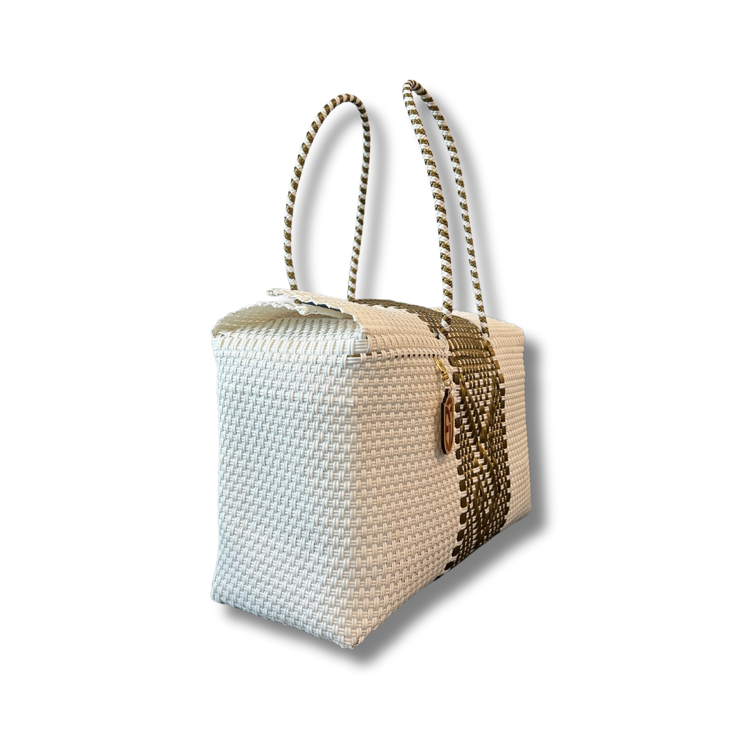 Beach Basket Handwoven Bag
