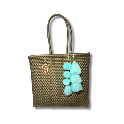 Medium Tote Handwoven- gold
