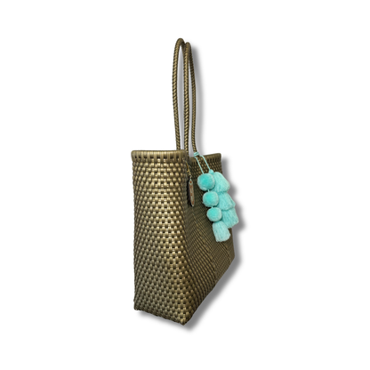 Medium Tote Handwoven- gold