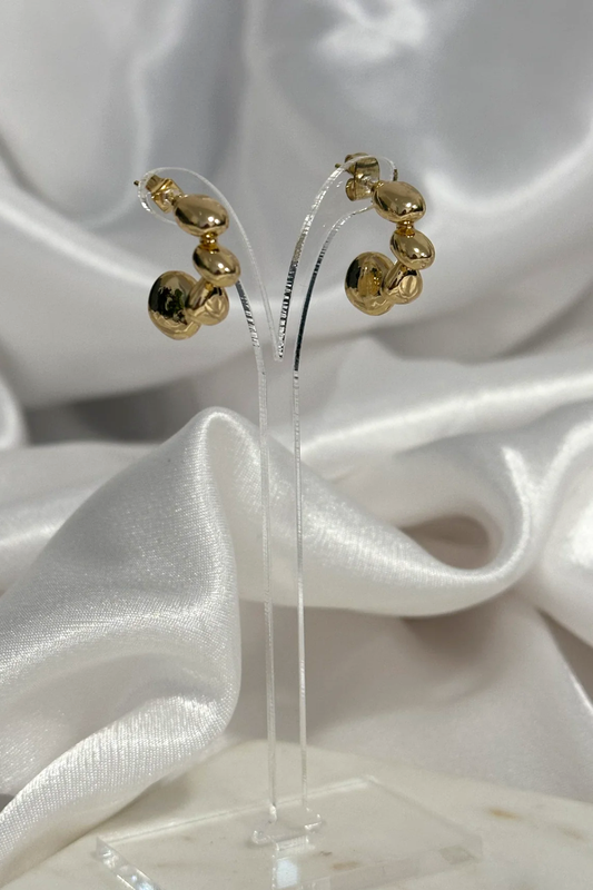 Golden Cascade Earrings