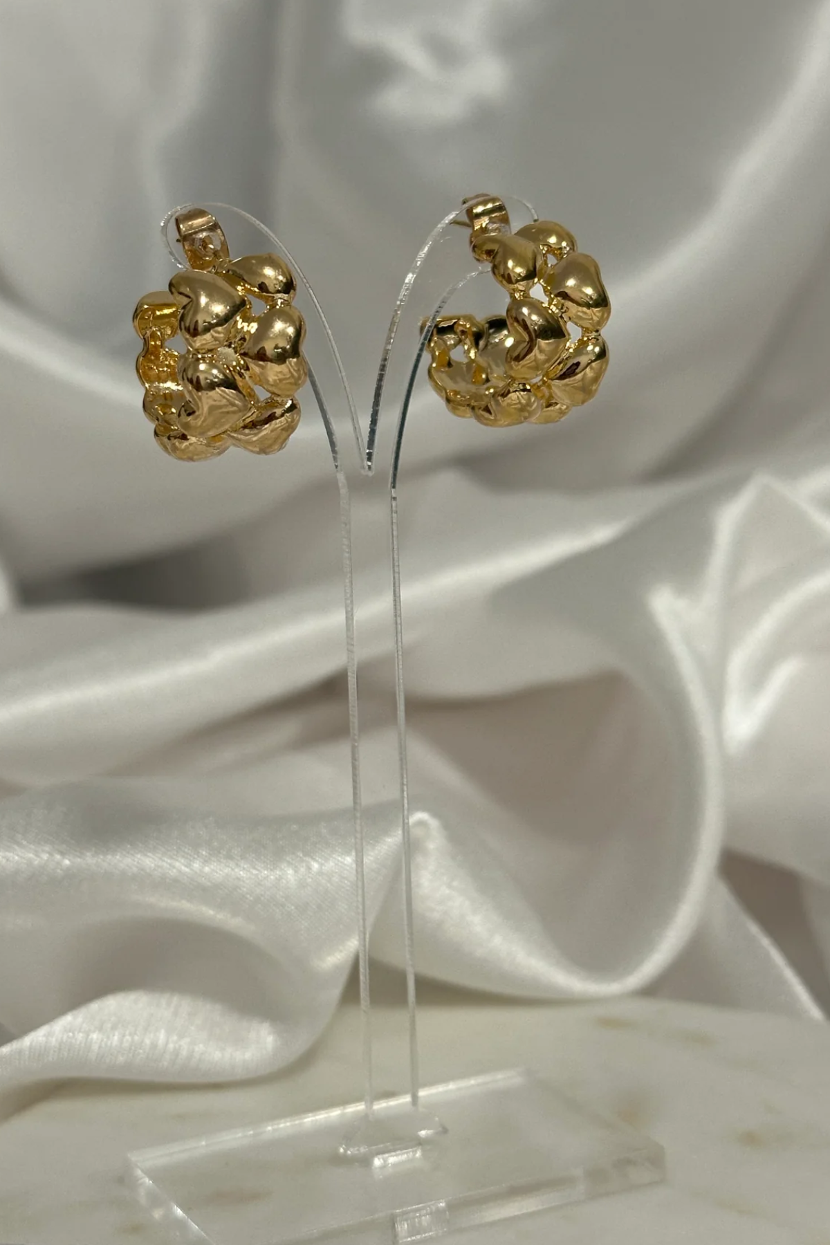Heart Hoop Earrings