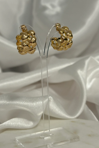 Heart Hoop Earrings