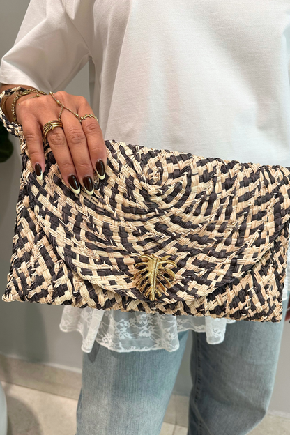 Tropical Palm Clutch