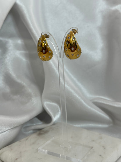 Drop Diamond Earring