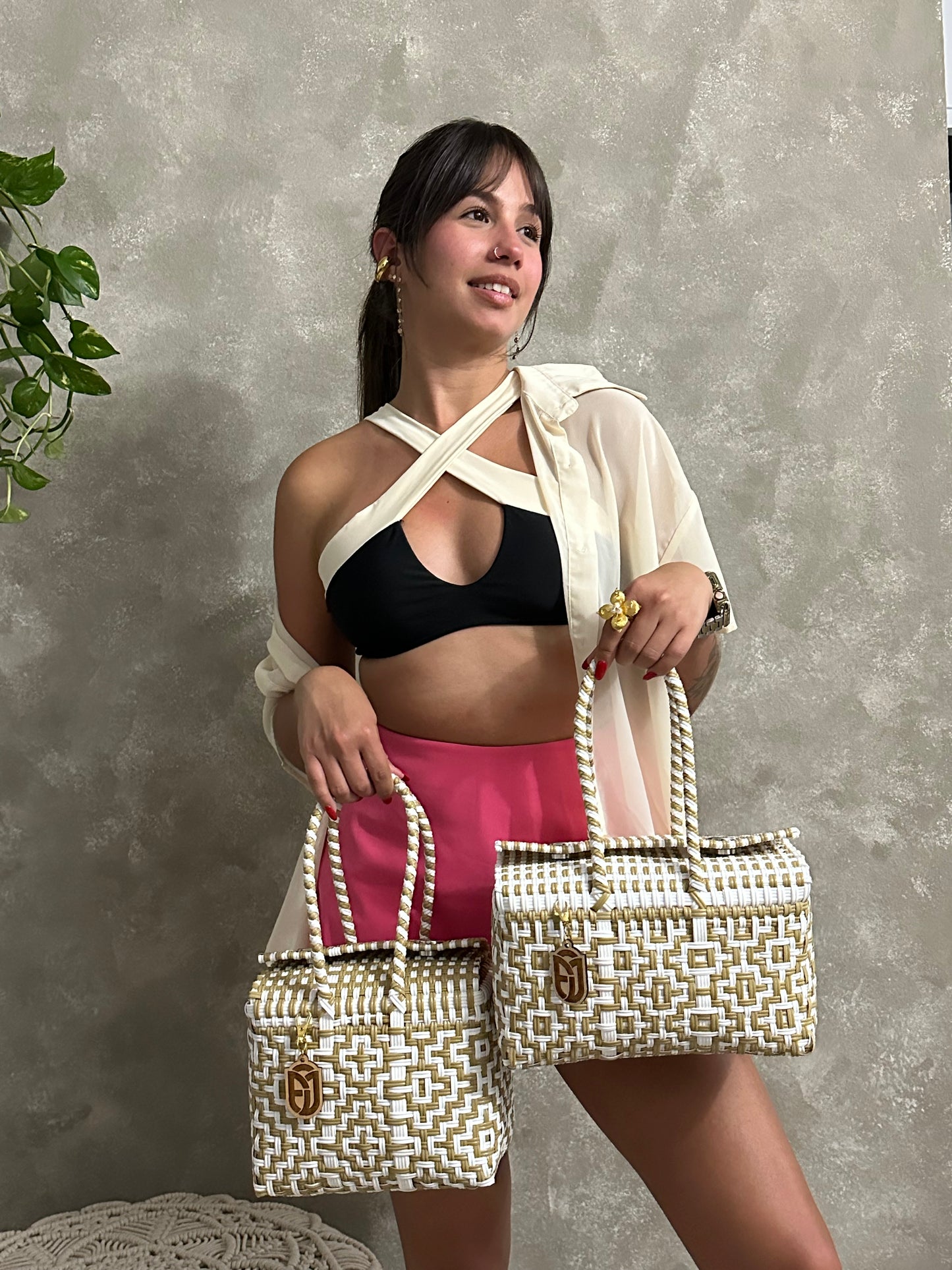 Small Basket Handwoven