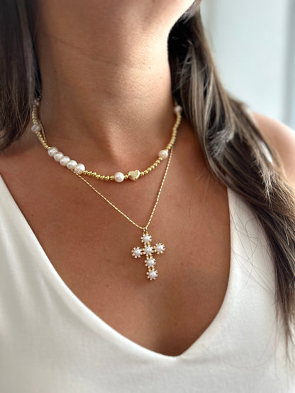Love Pearl Necklace