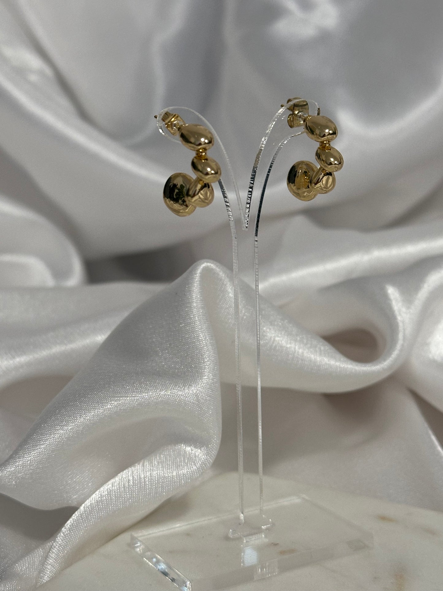 Golden Cascade Earrings